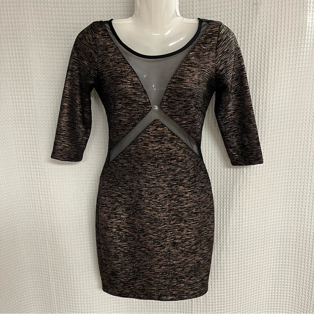Cameo ladies short sleeve mini bodycon dress size small